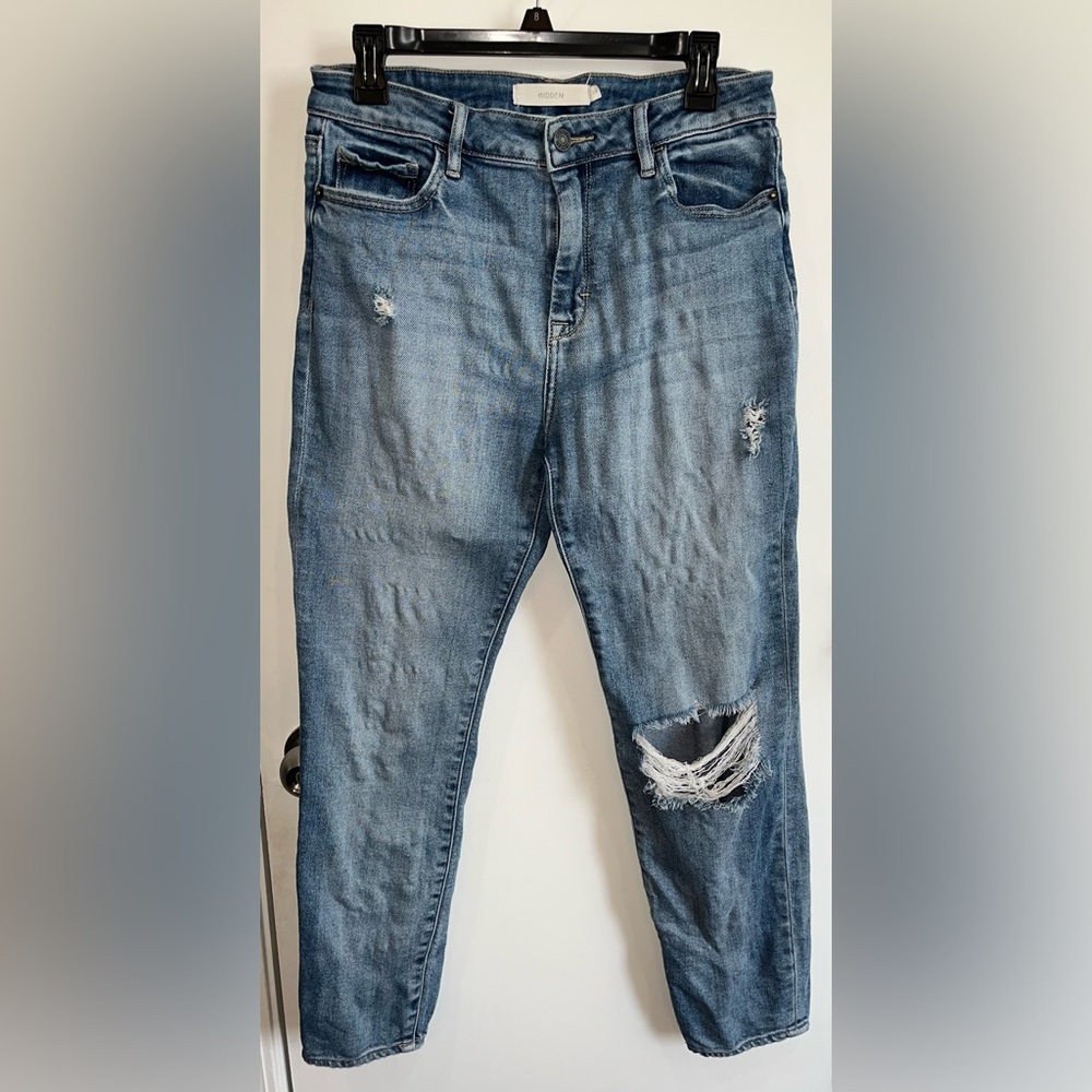 Hidden Jeans Size 29 Light Wash Ripped Denim Jeans - Picture 2 of 9